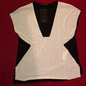 NWT Zara W&B Blouse